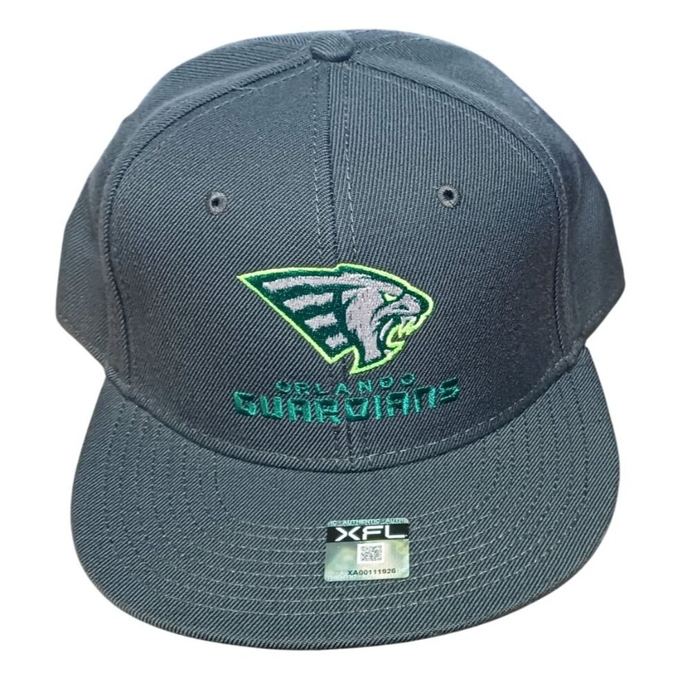 Orlando Guardians Hat Large/X Large FlexFit XFL Arena Football Dark Gray Cap